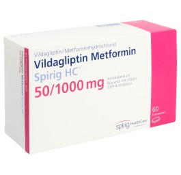 VILDAGLIPTIN Metformin Spirig HC 50/1000mg 60 pce