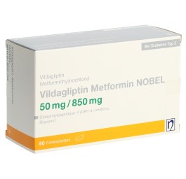 VILDAGLIPTIN Metformin NOBEL 50/850 mg 60 pce