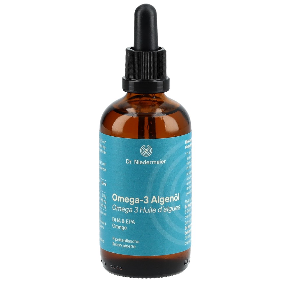 DR. NIEDERMAIER Omega-3 Algenöl fl verre 100 ml DR. NIEDERMAIER Omega-3 Algenöl fl verre 100 ml