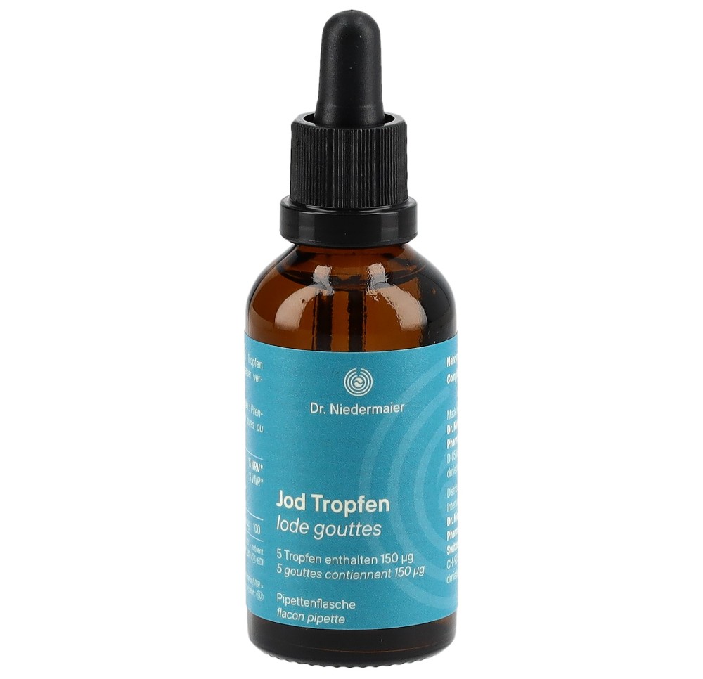 DR. NIEDERMAIER Jod gouttes fl verre 50 ml DR. NIEDERMAIER Jod gouttes fl verre 50 ml