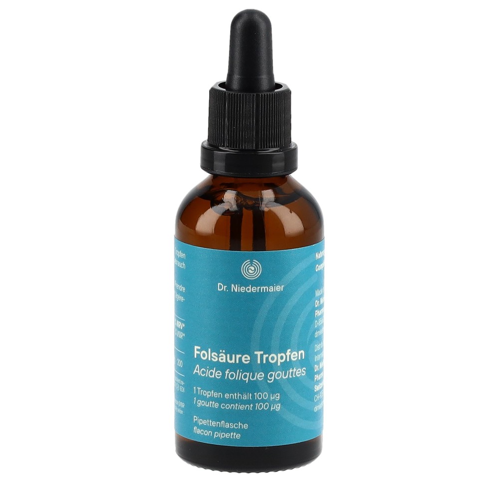 DR. NIEDERMAIER Folsäure gouttes fl verre 50 ml DR. NIEDERMAIER Folsäure gouttes fl verre 50 ml