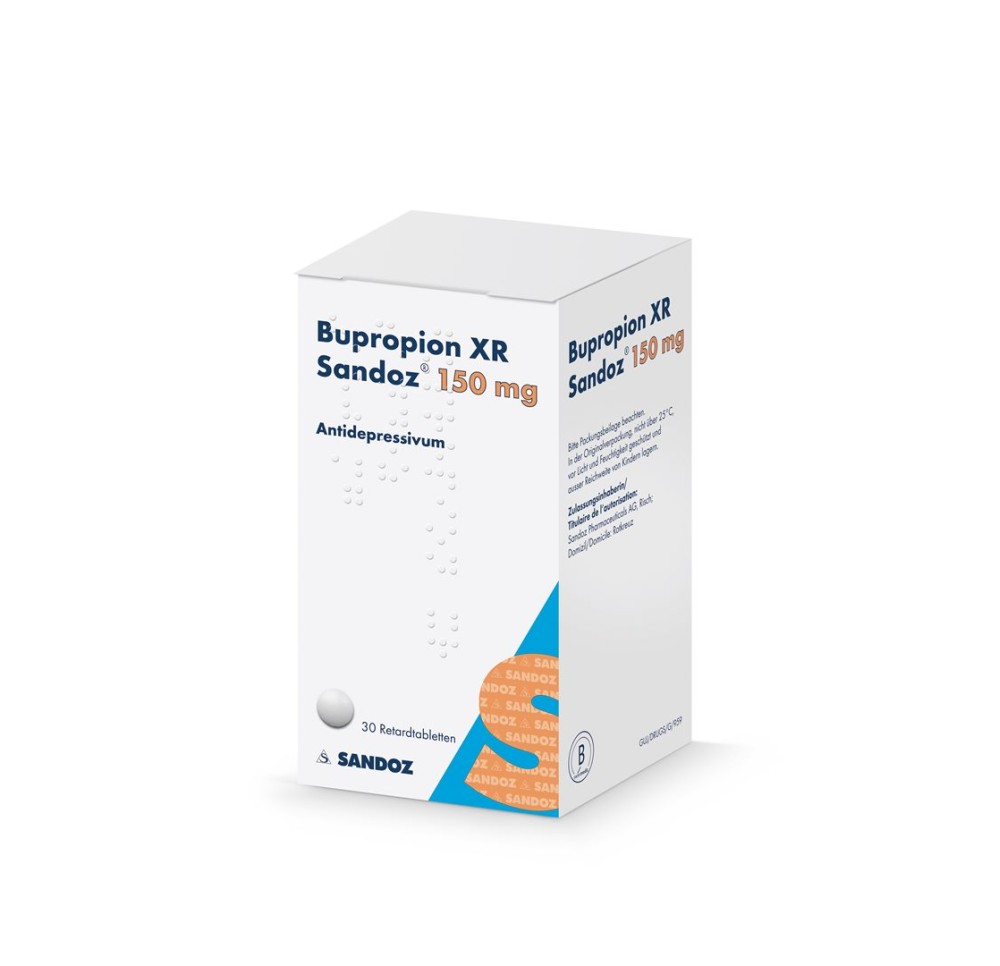 BUPROPION XR Sandoz cpr ret 150 mg bte 30 pce BUPROPION XR Sandoz cpr ret 150 mg bte 30 pce