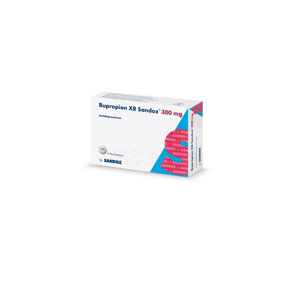 BUPROPION XR Sandoz cpr ret 300 mg 30 pce BUPROPION XR Sandoz cpr ret 300 mg 30 pce