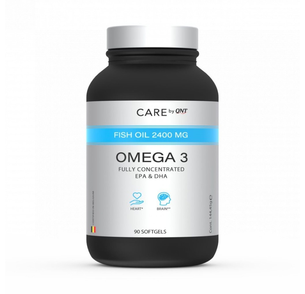 QNT CARE Omega 3 Softgels fl verre 90 pce