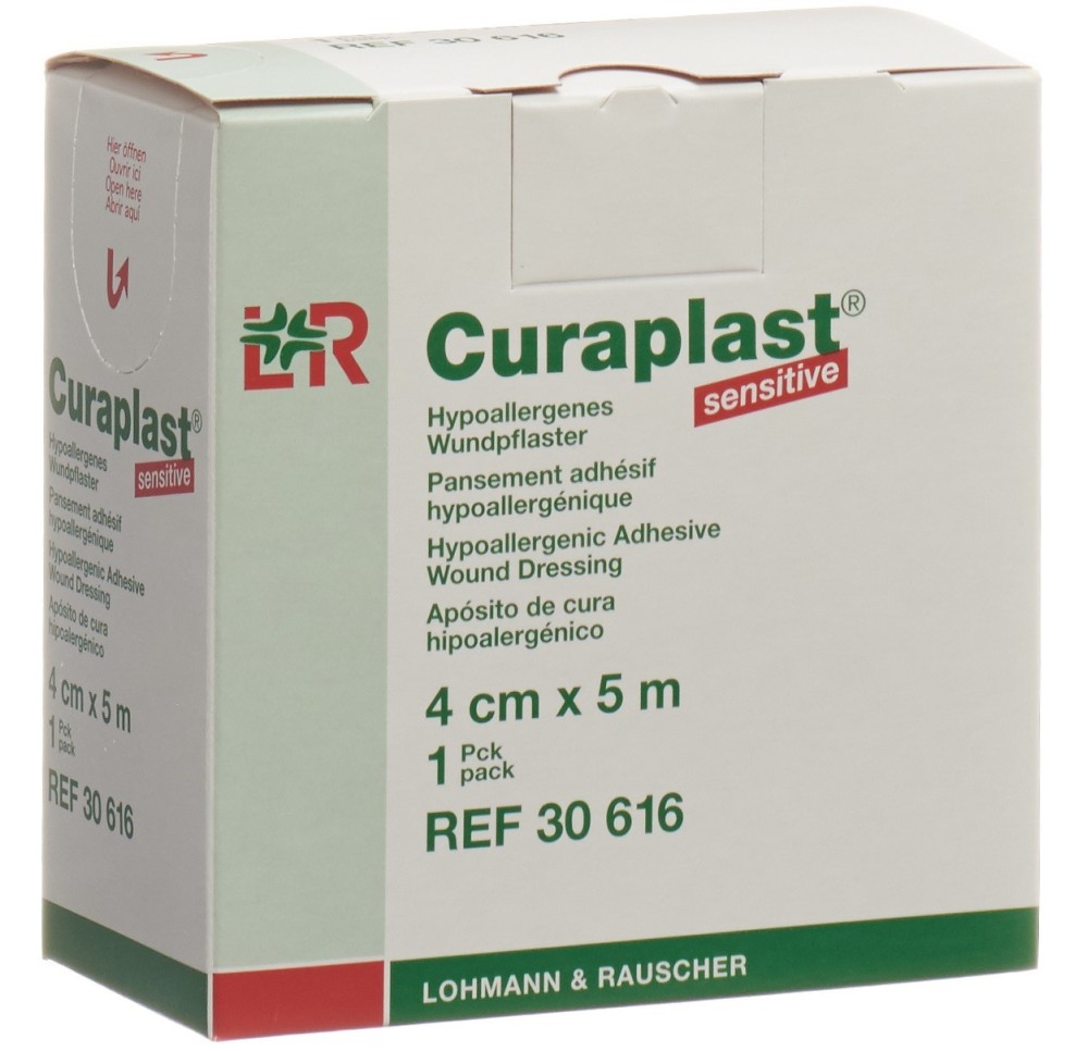 CURAPLAST pans adhésif 4cmx5m chair rouleau CURAPLAST pans adhésif 4cmx5m chair rouleau