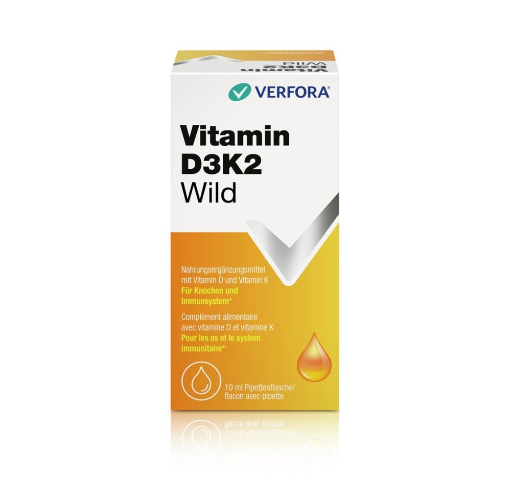 VITAMIN D3K2 Wild gouttes fl 10 ml VITAMIN D3K2 Wild gouttes fl 10 ml