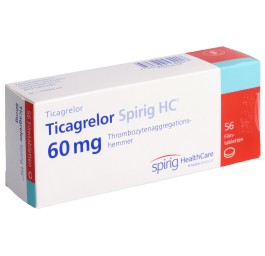 TICAGRELOR Spirig HC cpr pell 60 mg 56 pce