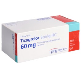TICAGRELOR Spirig HC cpr pell 60 mg 168 pce