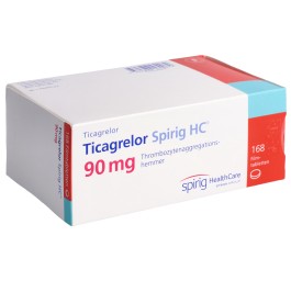 TICAGRELOR Spirig HC cpr pell 90 mg 168 pce