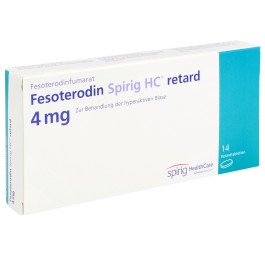 FESOTERODINE Spirig HC cpr ret 4 mg 14 pce
