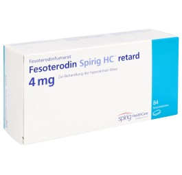 FESOTERODINE Spirig HC cpr ret 4 mg 84 pce