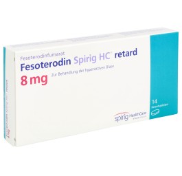 FESOTERODINE Spirig HC cpr ret 8 mg 14 pce