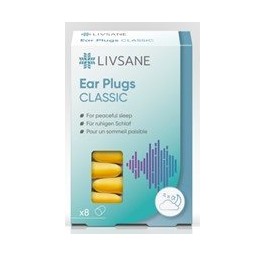 LIVSANE bouchons d'oreille classique 8 pce