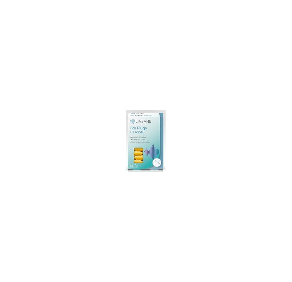 LIVSANE bouchons d'oreille classique 8 pce LIVSANE bouchons d'oreille classique 8 pce