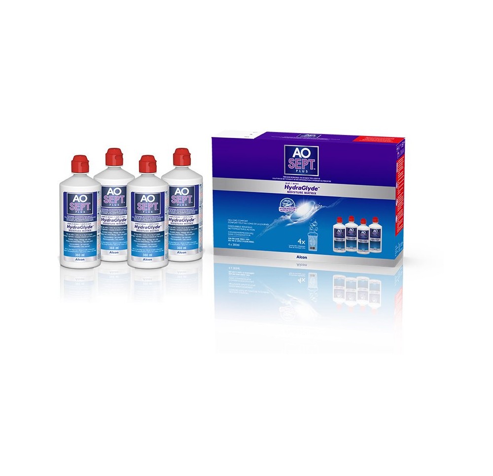 AOSEPT PLUS liq avec HydraGlyde 4 fl 360 ml