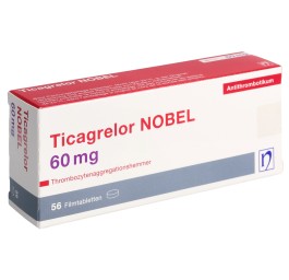 TICAGRELOR NOBEL cpr pell 60 mg 56 pce