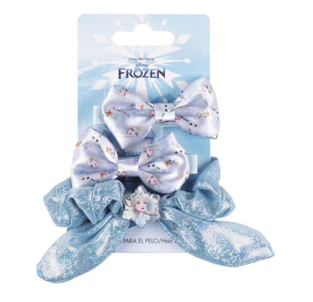 HERBA Kids pince et scunci Frozen 3 pce