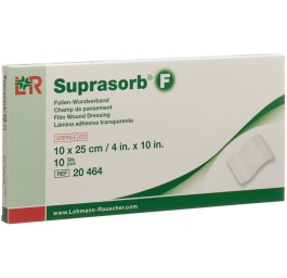 SUPRASORB F pansement film 10x25cm st 10 pce