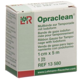 OPRACLEAN bande gaz pour mèche iodoforme 1cmx5m
