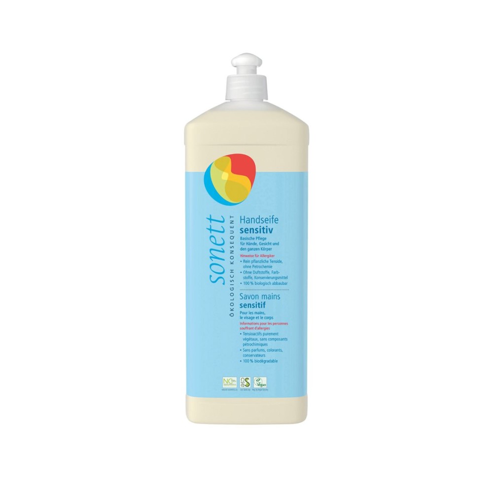 SONETT savon mains neutre recharge (nv) 1 lt SONETT savon mains neutre recharge (nv) 1 lt