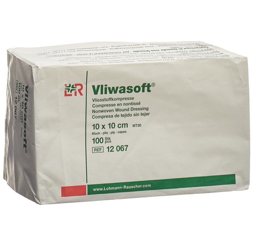 VLIWASOFT fibre n-tiss 10x10cm 6 c sach 100 pce