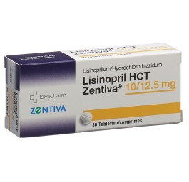 LISINOPRIL HCT Zentiva cpr 10/12.5 mg 30 pce