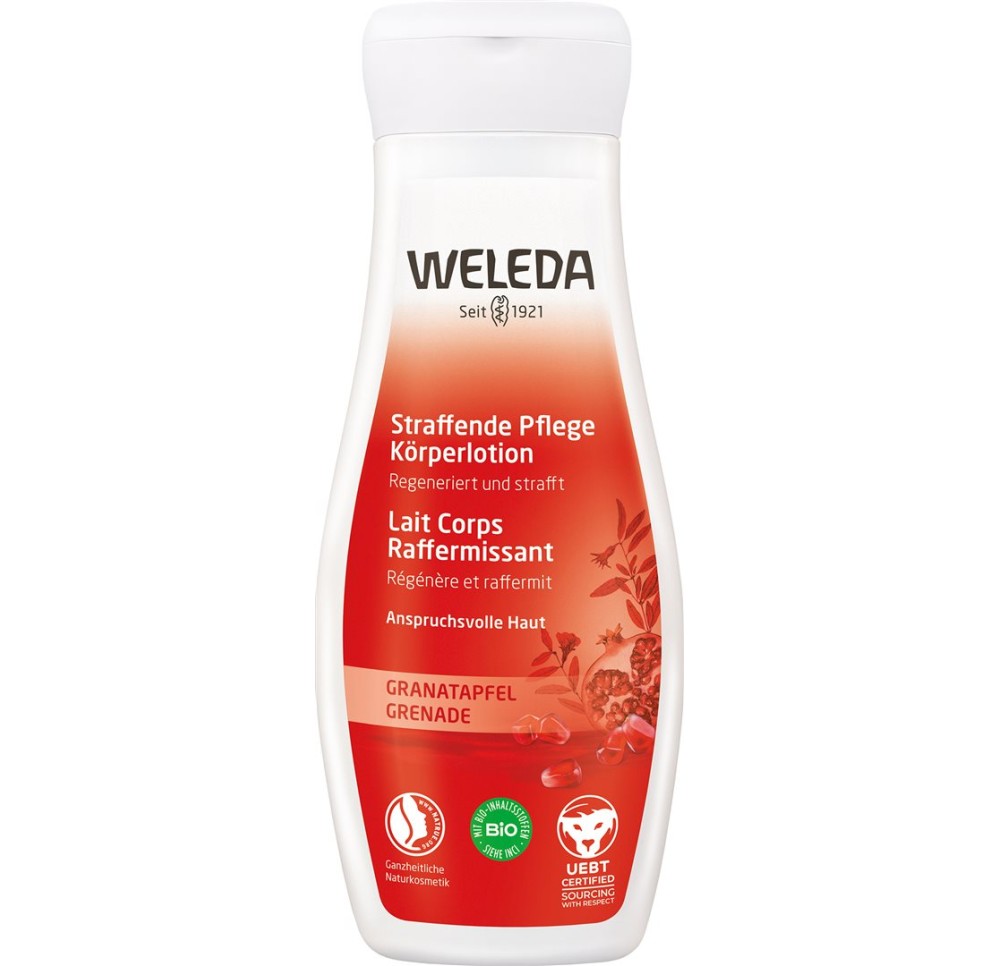 WELEDA lait corps raffermissant grenade 200 ml WELEDA lait corps raffermissant grenade 200 ml