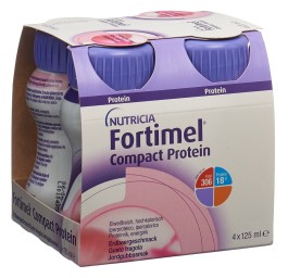 FORTIMEL Compact protéine fraise 4 fl 125 ml