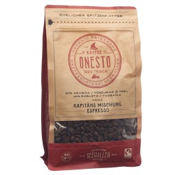 ONESTO café en grains mélange kapitäns sach 500 g