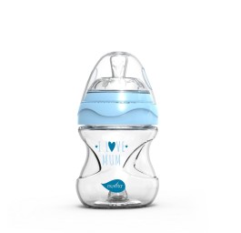 NUVITA biberon verre 140ml anti-colique bleu 0M+