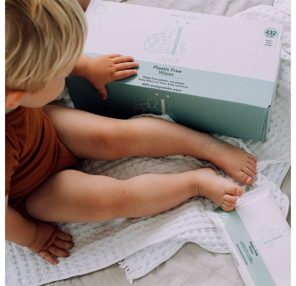 NAIF Lingettes pour Bébés s plastiq 864 pce