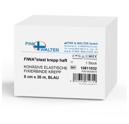 FIWA elast pansements fixation krepp 8cmx20m bleu