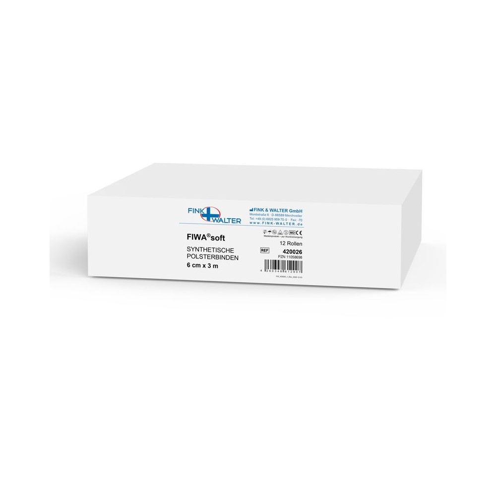 FIWA soft bande rembourrage 6cmx3m 12 pce