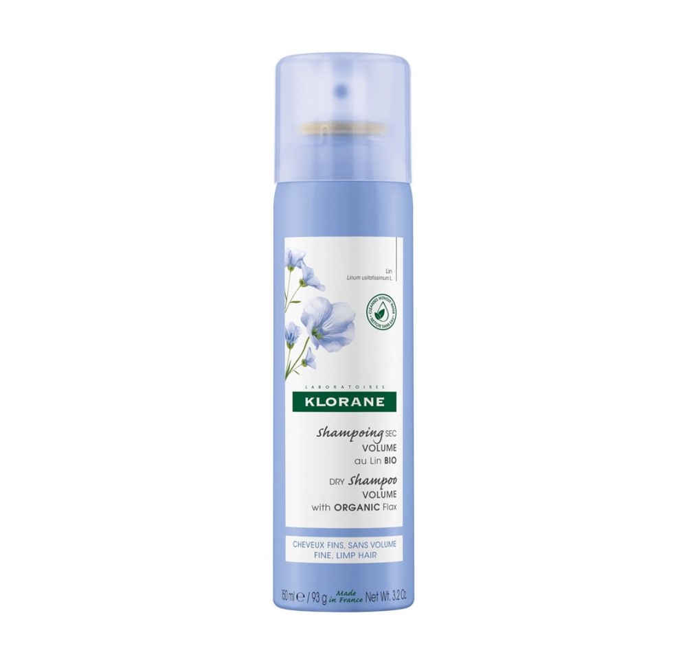 KLORANE Shampooing sec lin spr 150 ml KLORANE Shampooing sec lin spr 150 ml