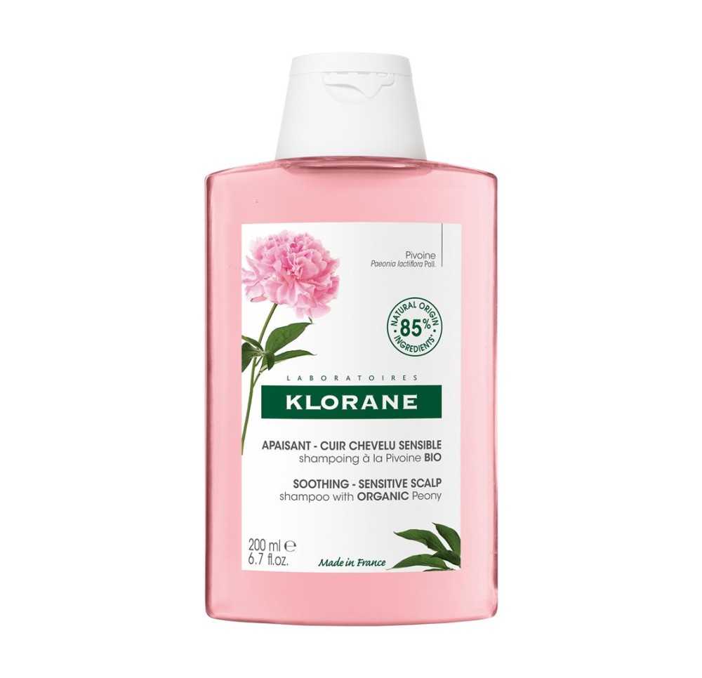 KLORANE Pivoine bio shampooing tb 200 ml