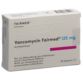 VANCOMYCIN Fairmed caps 125 mg 20 pce