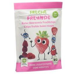 FRECHE FREUNDE chips fruits méla baies rouges 10 g