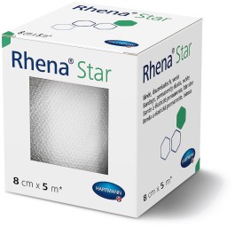 RHENA Star bande élastique 8cmx5m blanc