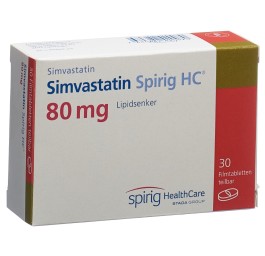 SIMVASTATINE Spirig HC cpr pell 80 mg 30 pce