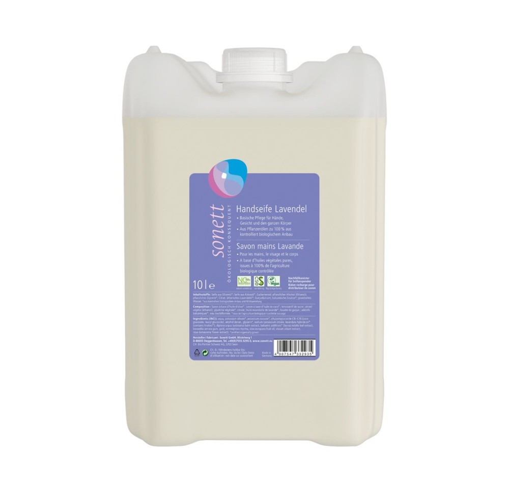 SONETT savon mains lavande (nv) bidon 10 lt SONETT savon mains lavande (nv) bidon 10 lt