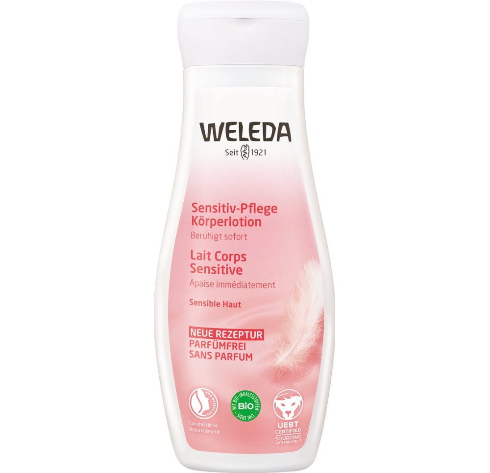 WELEDA lait corps sensitive fl 200 ml WELEDA lait corps sensitive fl 200 ml