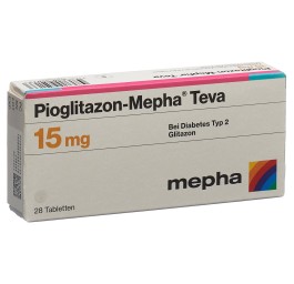 PIOGLITAZON Mepha Teva cpr 15 mg 28 pce