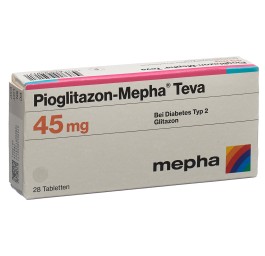 PIOGLITAZON Mepha Teva cpr 45 mg 28 pce