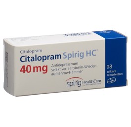CITALOPRAM Spirig HC cpr pell 40 mg 98 pce