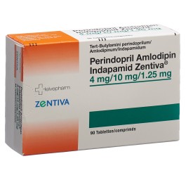 PERINDO AMLO INDAP Zentiva cpr 4/10/1.25mg 90 pce
