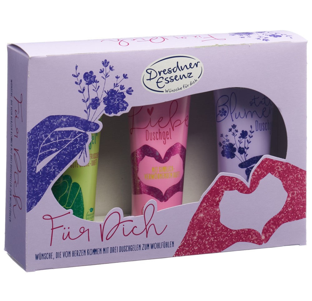 DRESDNER Geschenkset Wünsche für dich 3 x 75 ml