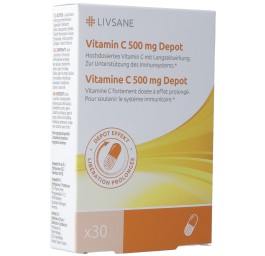 LIVSANE Vitamine C dépôt caps 500 mg 30 pce