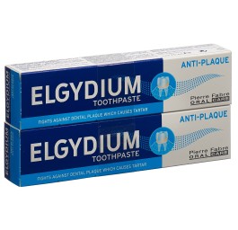 ELGYDIUM Anti-Plaque dentifrice duo 2 x 75 ml