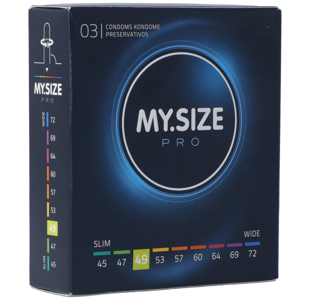 MY SIZE PRO préservatif 49mm 3 pce
