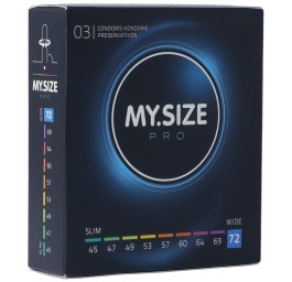 MY SIZE PRO préservatif 72mm 3 pce